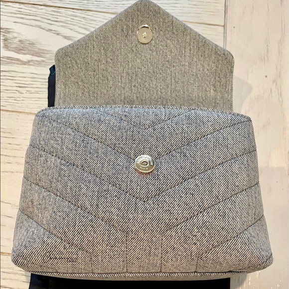 ❌❌SOLD❌❌ New Saint Laurent Denim Toy LouLou - Picture 7 of 11